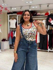 Sleeveless Flowers T-shirt