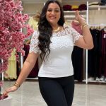 White Off Shoulder Guipure Top