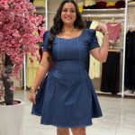 Short Sleeve Short Jeans Dress