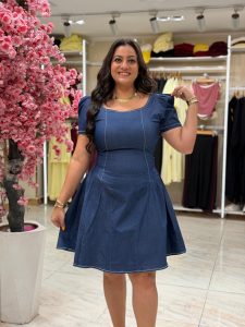 Short Sleeve Short Jeans Dress