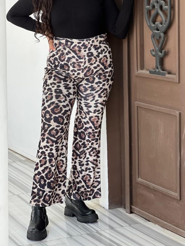 Wide Leg Tiger Pants - Image 1