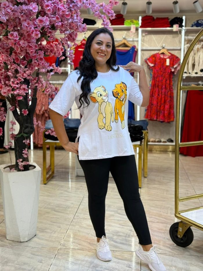 Plain Color Simba T-shirt - Image 2