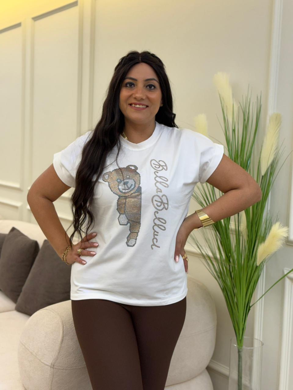 WhatsApp Image 2026-03-25 at 4.29.30 PM Short Sleeve Teddy Bear Oversized T-shirt - Image 1