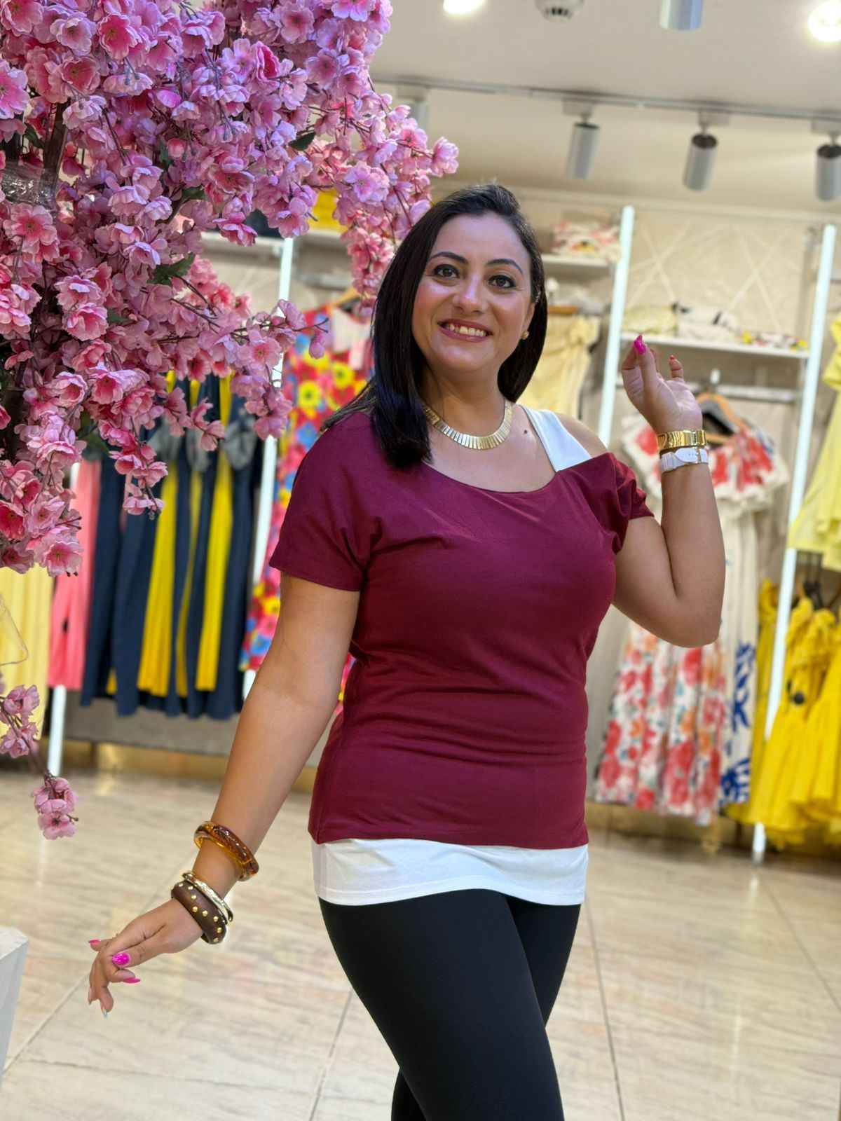 WhatsApp Image 2026-06-24 at 12.12.41 PM_15_11zon Short Sleeve Top with One Strap - Image 1