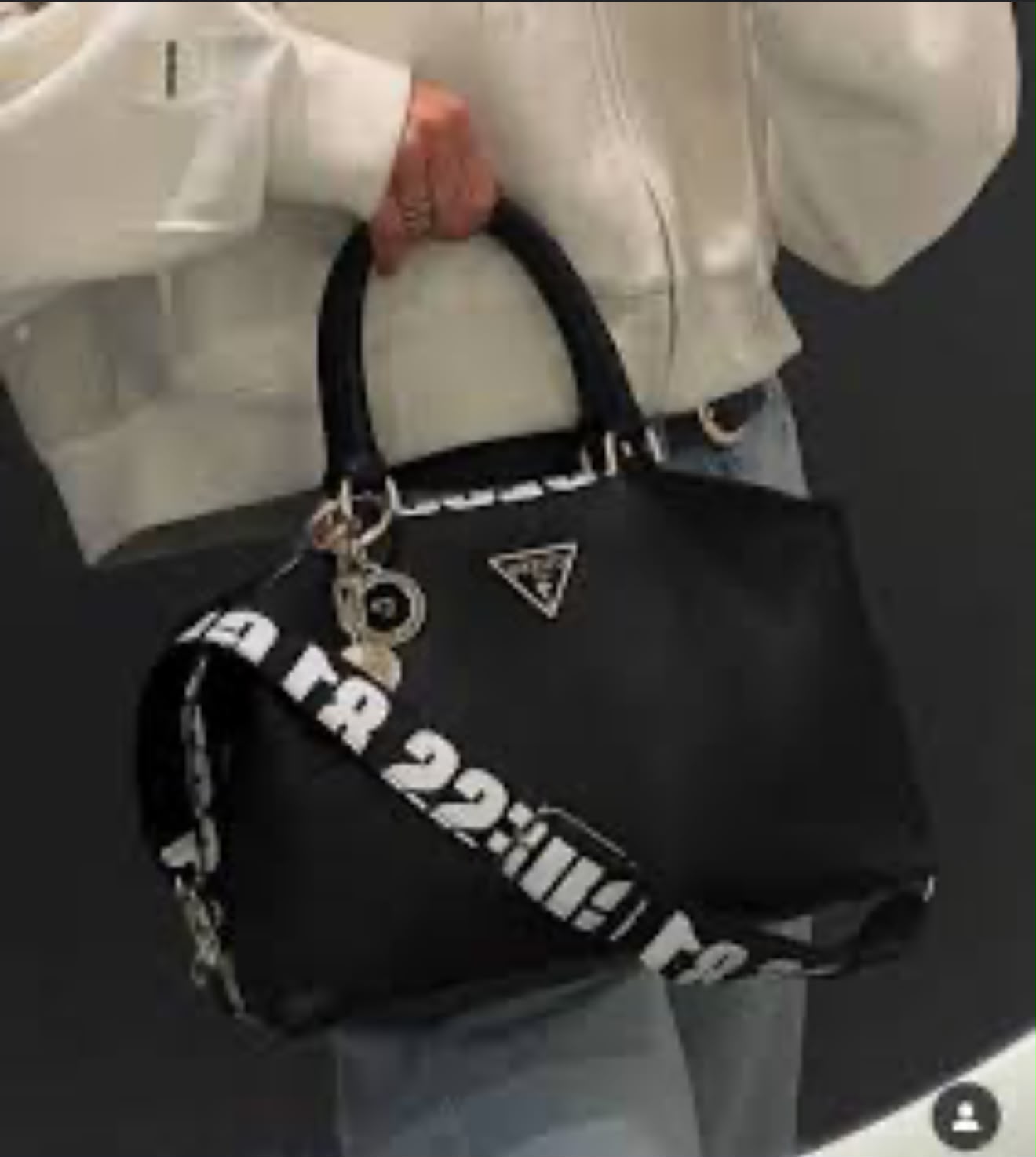WhatsApp Image 2026-07-04 at 3.04.36 PM (1) Guess Black & White Big Bag - Image 1