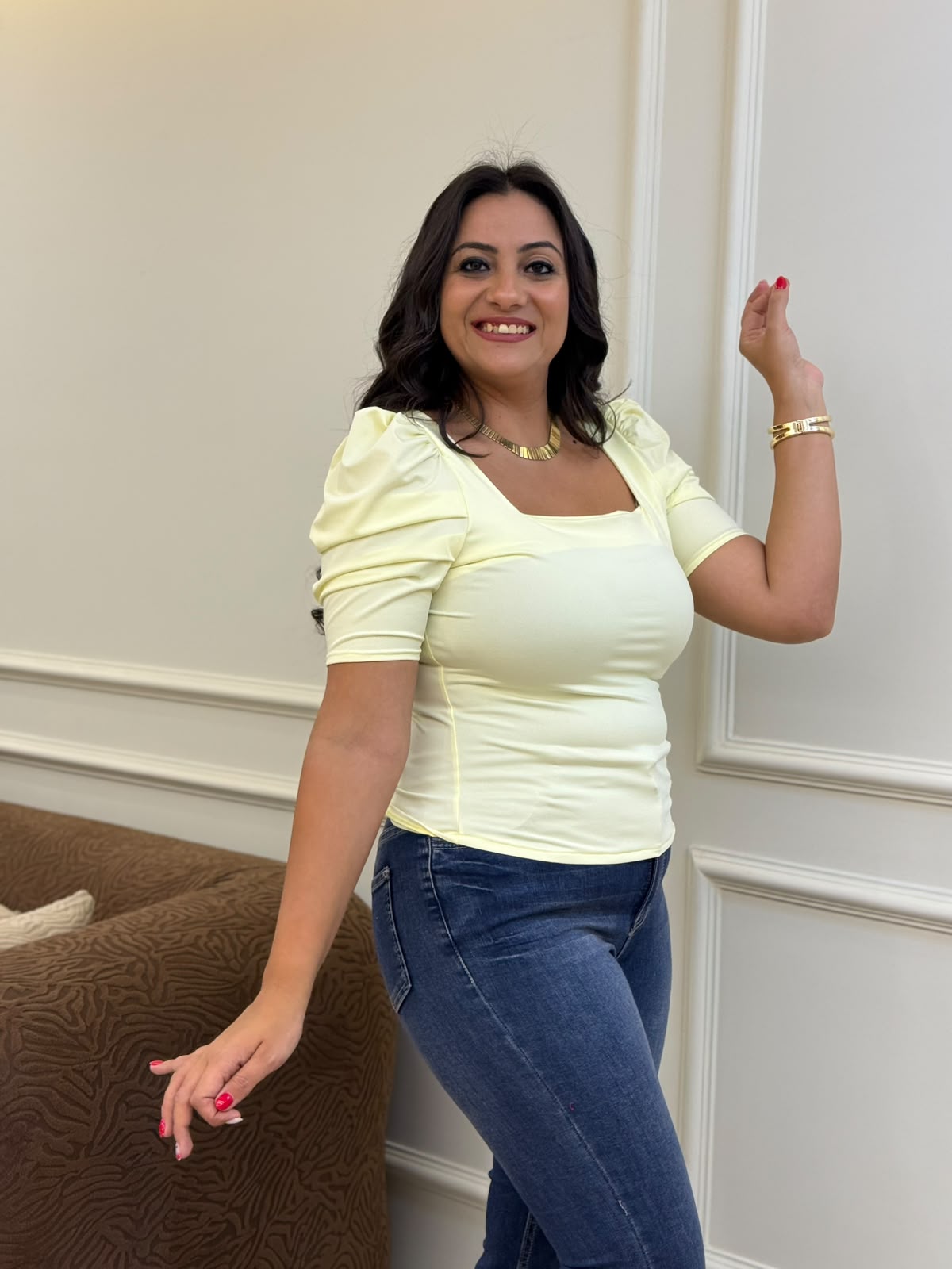 WhatsApp Image 2026-07-15 at 4.33.56 PM (2) Short Sleeve Plain Color Top - Image 1